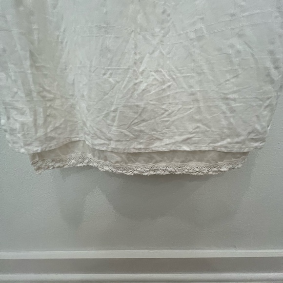 Vintage Liz Clairbone 100% Linen Size 12 Dress Cottage Peasant Modest Minimalist - Picture 6 of 11